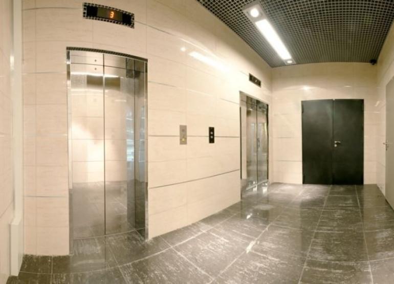 SKYPOINT, Гамма: Вид главного лифтового холла